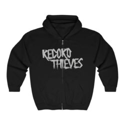 Record Thieves Text Logo Zipup Hoodie